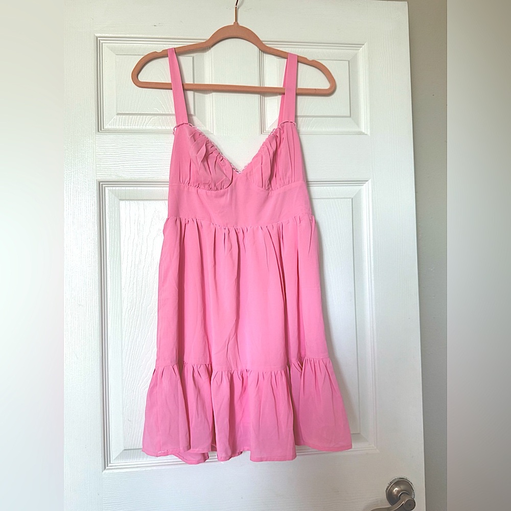 Princess Polly Bubble Gum Pink Sundress